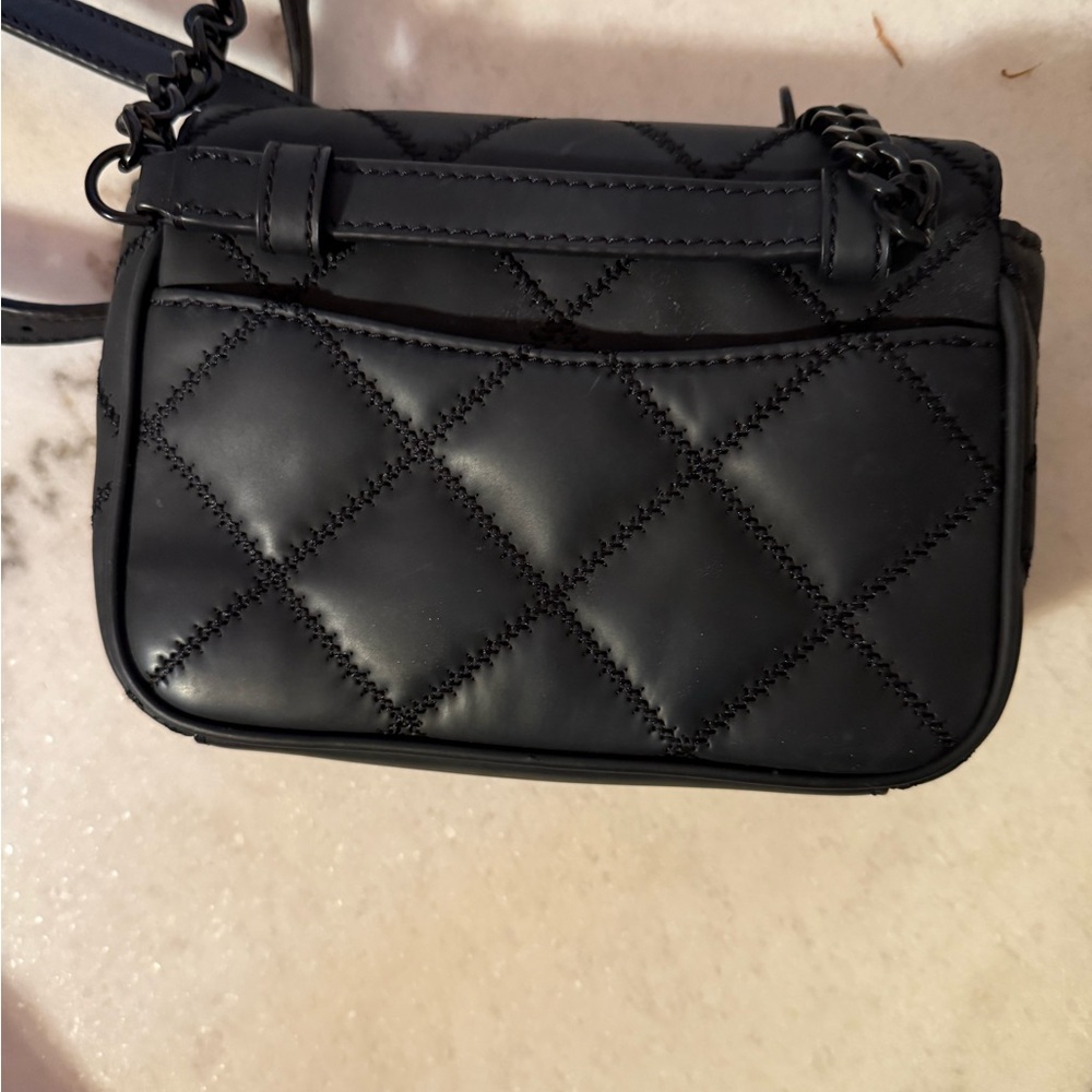 Tory Burch Black Quilted Crossbody Bag - Picture 3 of 5